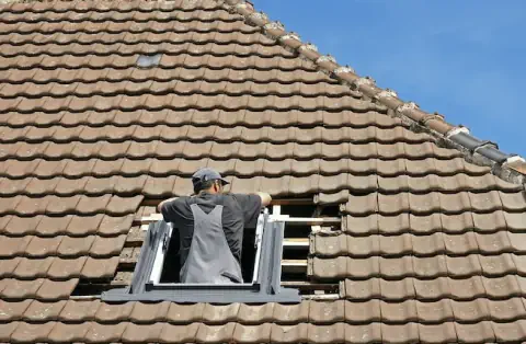 Pose de velux - La Haye-Pesnel
